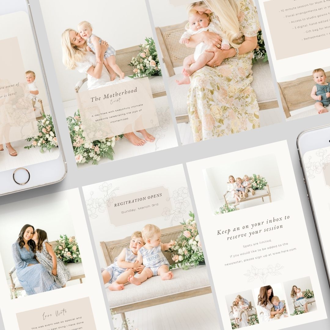 Instagram Story & Reel Template: Motherhood Event - CANVA Template