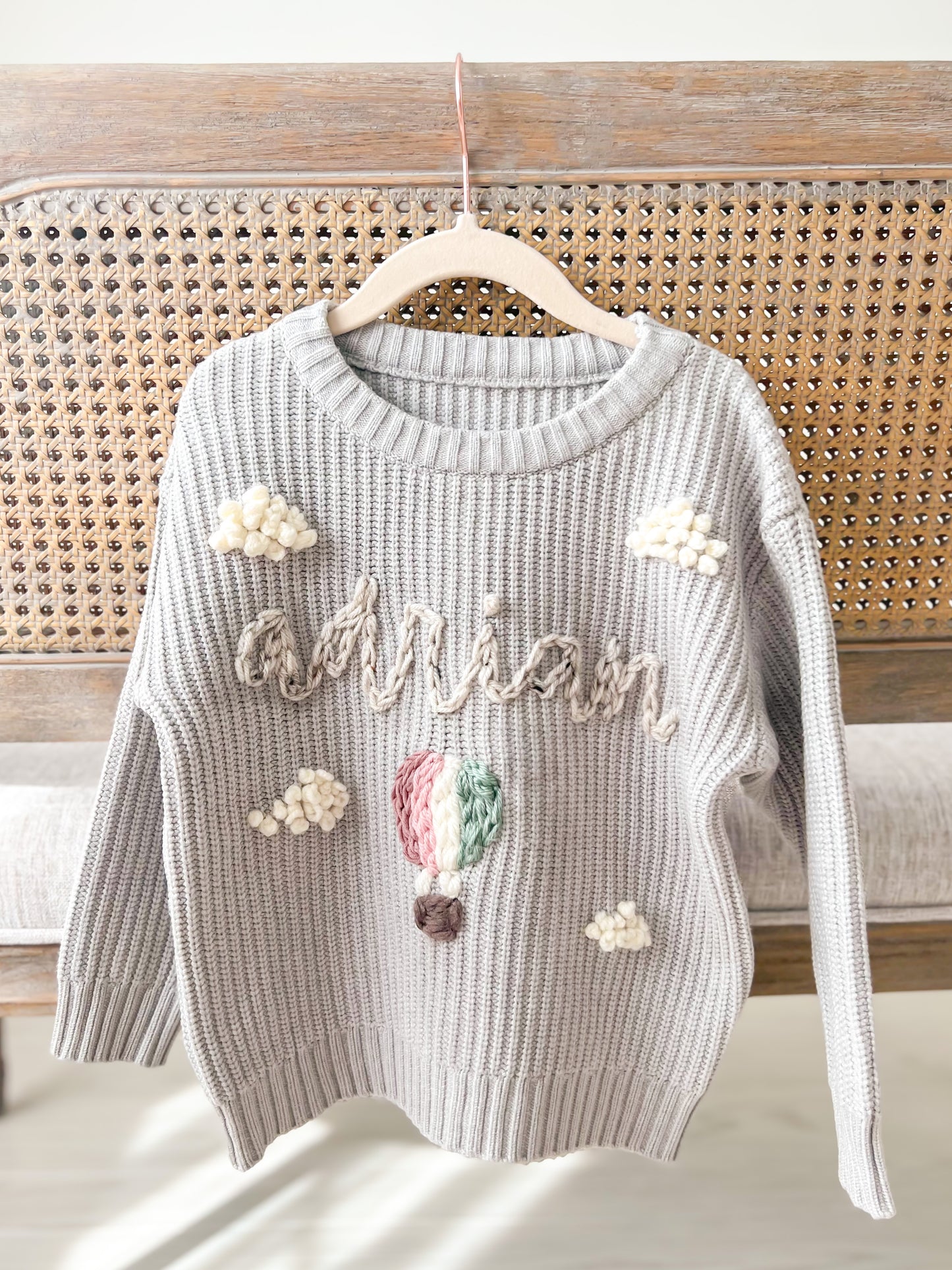 Big Kid Sweater with name AND design
