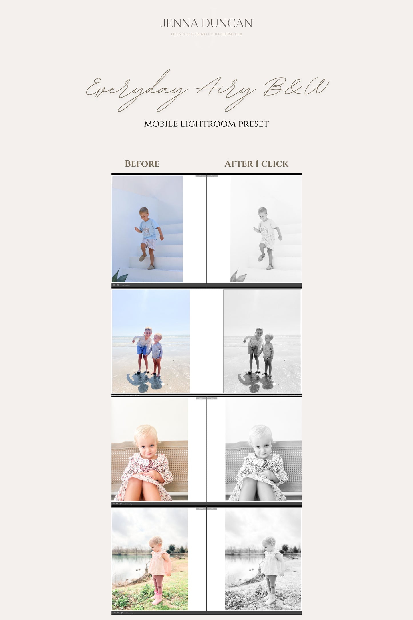 Lightroom Mobile Preset - Everyday Airy