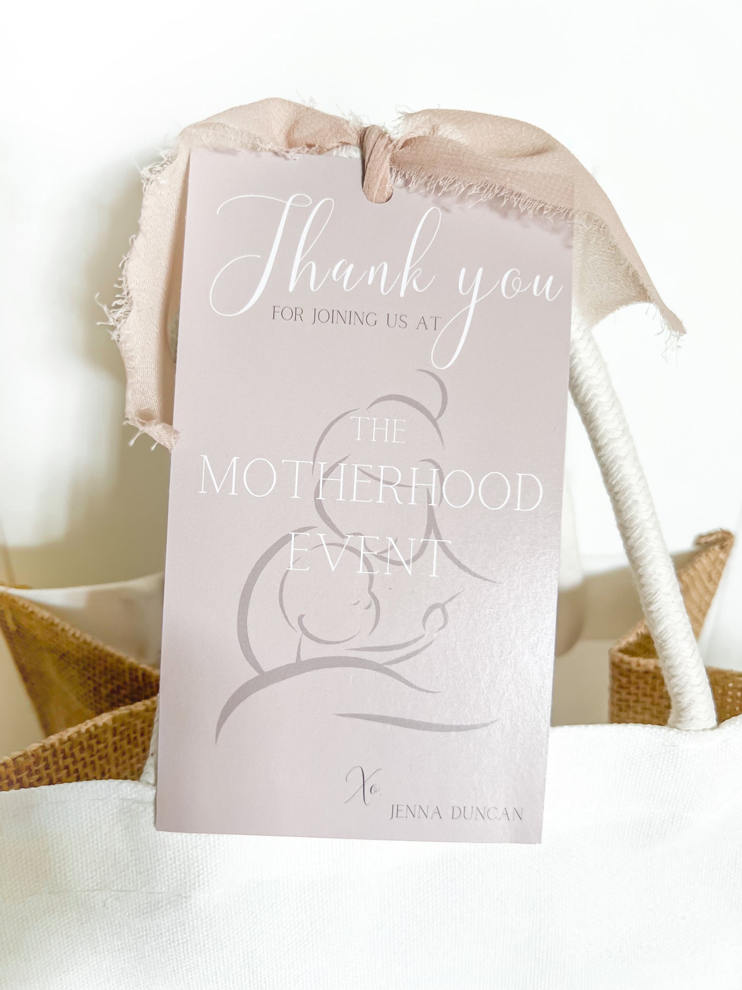 Motherhood Event - “Thank You” Bag Tag