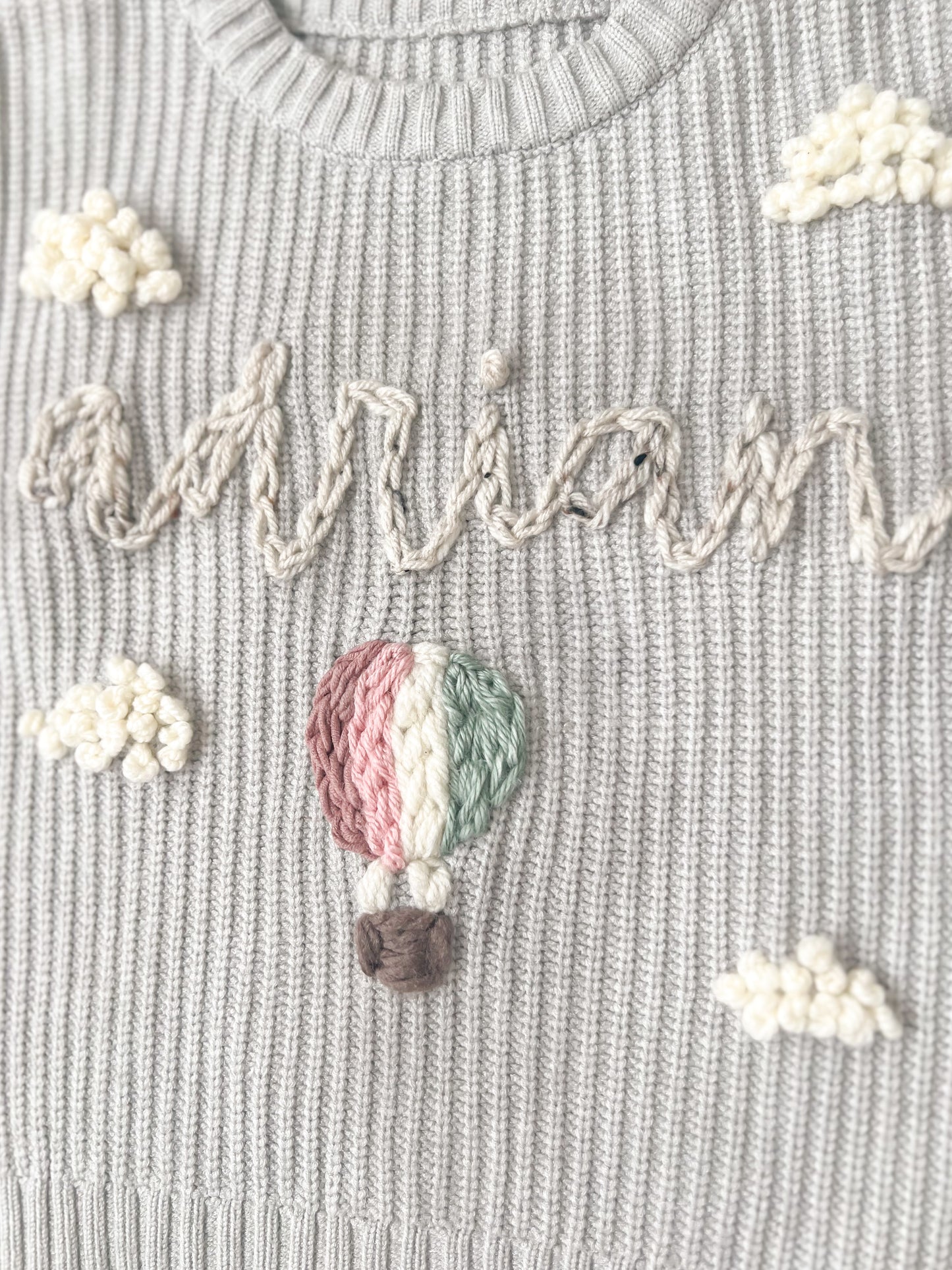 Big Kid Sweater with name AND design