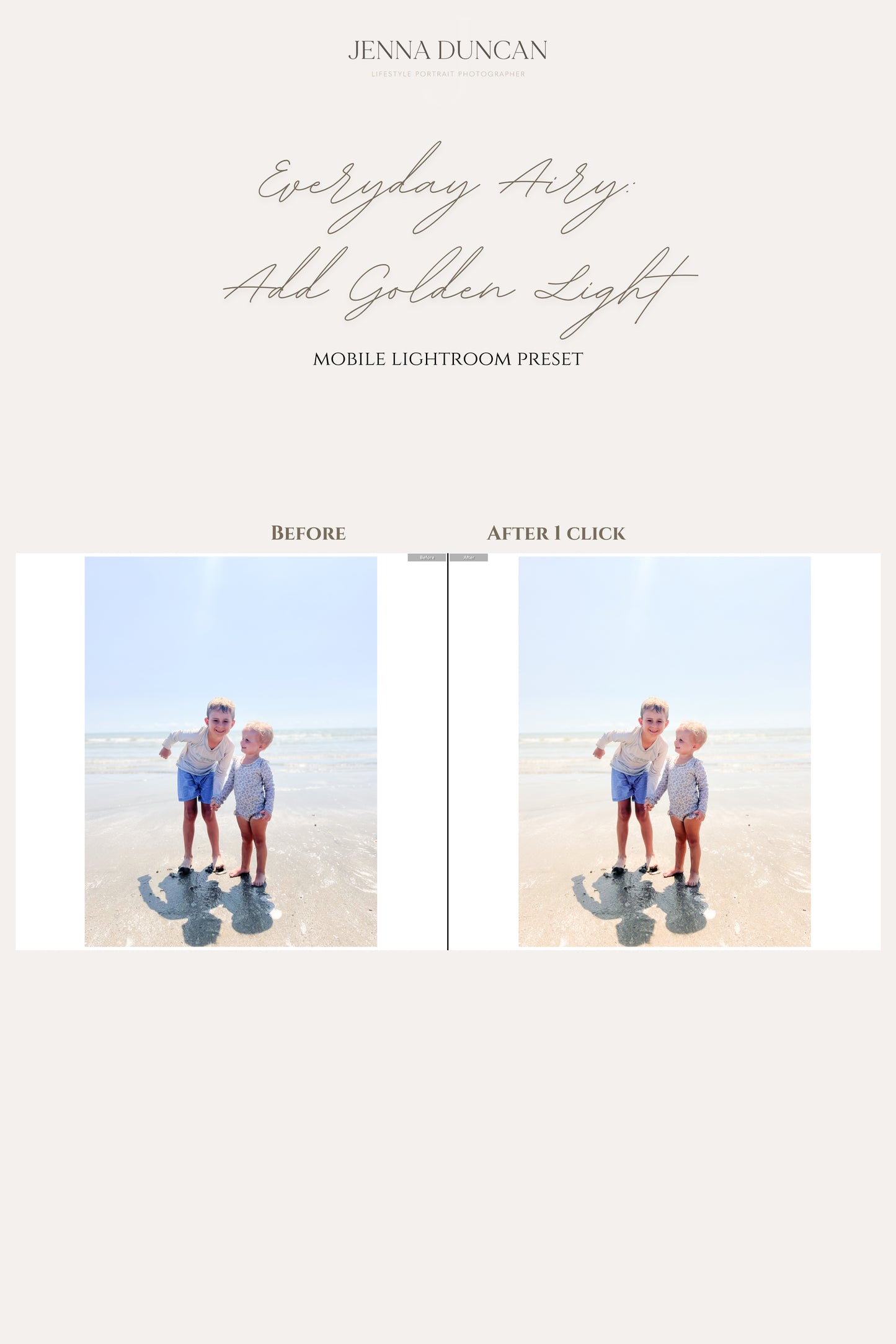 Lightroom Mobile Preset - Everyday Airy
