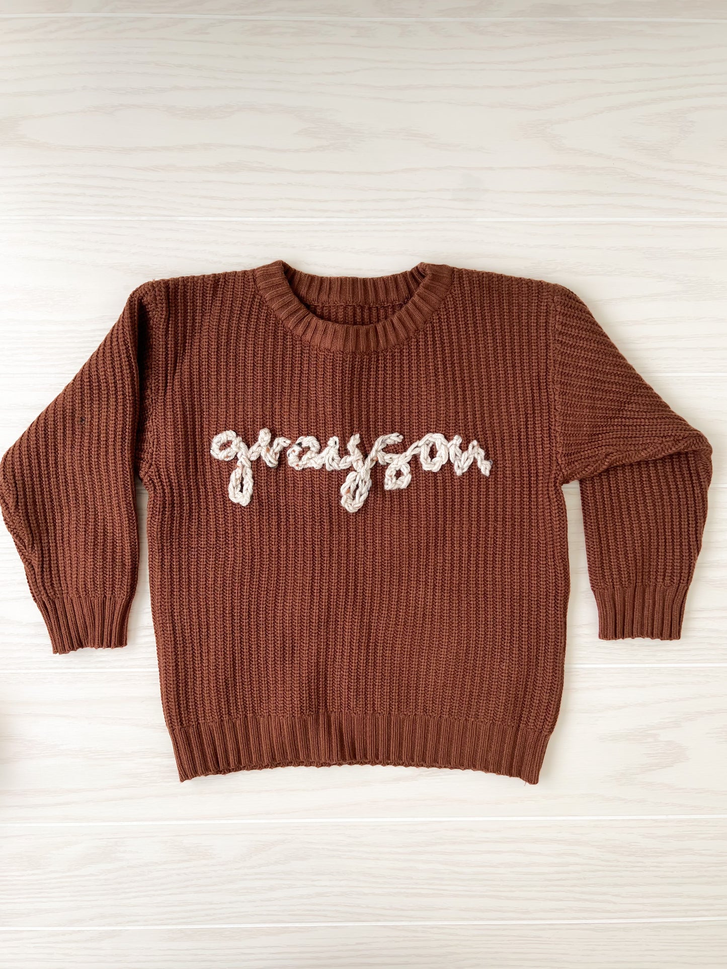 Big Kid Sweater with name OR design